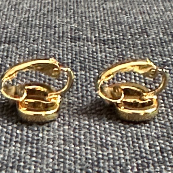 CHRISTIAN DIOR CD Logo Clip-On Earrings and Necklace Set (UNUSED) - Picture 7 of 13